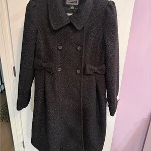 Rothschild Charcoal Double-Breasted Pea Coat